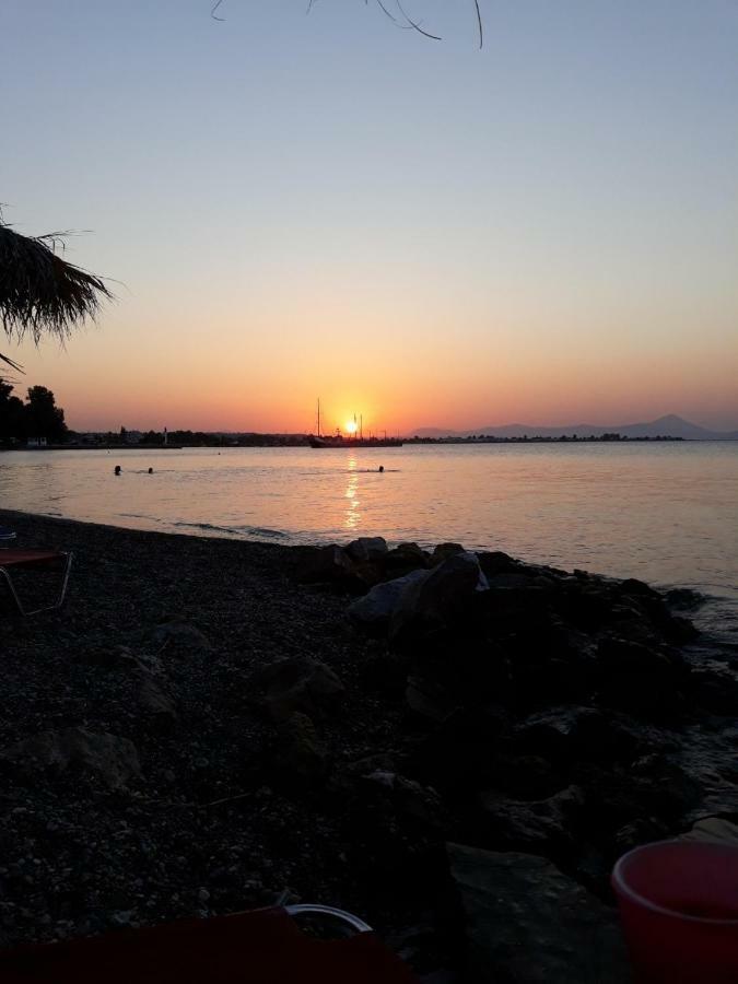 Beach Front Apartment Nea Palatia エクステリア 写真